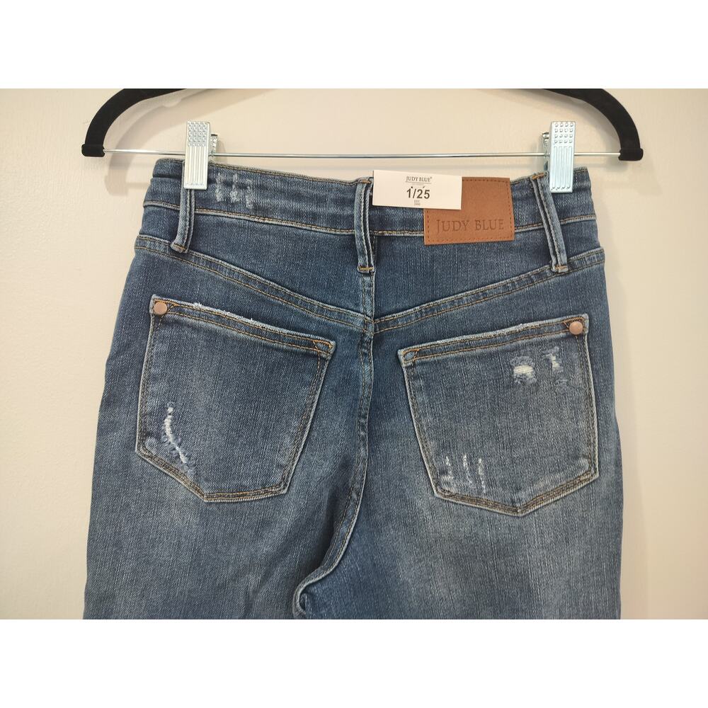 Judy Blue JB88776DK Jeans Size 1/25 High Waist Slim Fit Tummy Control - Picture 4 of 11